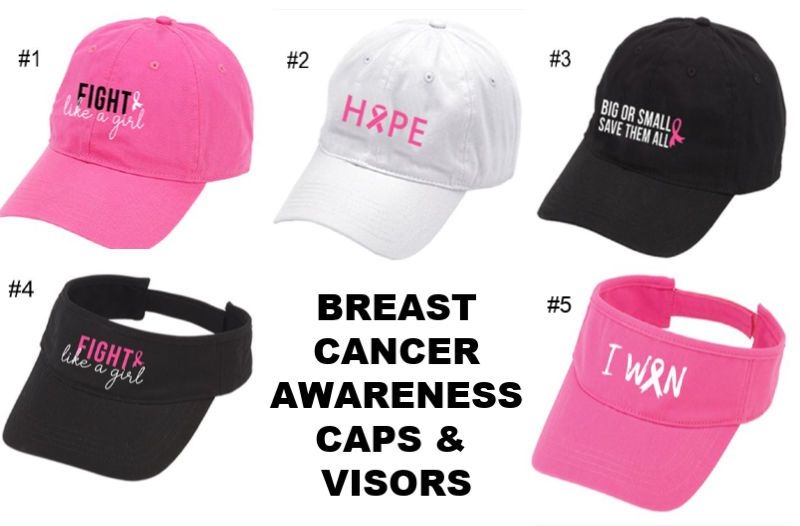 Breast Cancer Awareness Caps and Visors Breast Cancer Awareness Caps and Visors