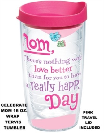 Hallmark Celebrate Mom Wrap 16 oz. and 24 oz. Tervis Tumblers Hallmark Celebrate Mom Wrap 16 oz. and 24 oz. Tervis Tumblers