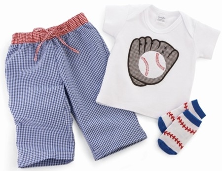 3-Piece Baby Baseball Set by Mud Pie 3-Piece Baby Baseball Set by Mud Pie