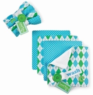Single Initial Wash Cloth Sets by Mud Pie Single Initial Wash Cloth Sets by Mud Pie