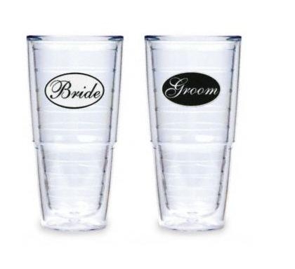 Bride and Groom 24 oz. Big T Tervis Tumblers Bride and Groom 24 oz. Big T Tervis Tumblers