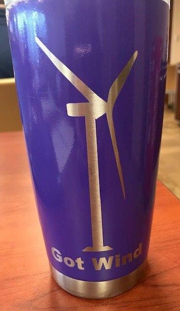 20 OZ. OR 30 OZ. CUSTOM WIND TURBINE TUMBLERS 20 OZ. OR 30 OZ. CUSTOM WIND TURBINE TUMBLERS