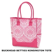 Buckhead Betties Personalized Kensington Hot Pink and White Totes Buckhead Betties Personalized Kensington Hot Pink and White Totes
