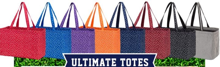 PERSONALIZED ULTIMATE SCATTER DOT TOTES PERSONALIZED ULTIMATE SCATTER DOT TOTES