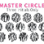 Master Circle Monogram - 3 initials only Master Circle Monogram - 3 initials only