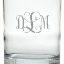 3 initial monogram in Vine font (last name initial in center) 3 initial monogram in Vine font (last name initial in center)