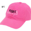 #1  Pink Cap with "Fight like a girl" #1  Pink Cap with "Fight like a girl"