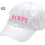 #2 White Cap with "Hope" #2 White Cap with "Hope"
