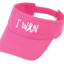 #5 Pink Visor with "I WON" with ribbon #5 Pink Visor with "I WON" with ribbon