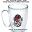 Bulldog Head Mug (red lid included) Bulldog Head Mug (red lid included)