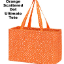 Orange Scattered Dot Ultimate Tote (blank) Orange Scattered Dot Ultimate Tote (blank)