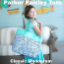 Parker Paisley Tote-Classic Block Monogram-White Thread Parker Paisley Tote-Classic Block Monogram-White Thread